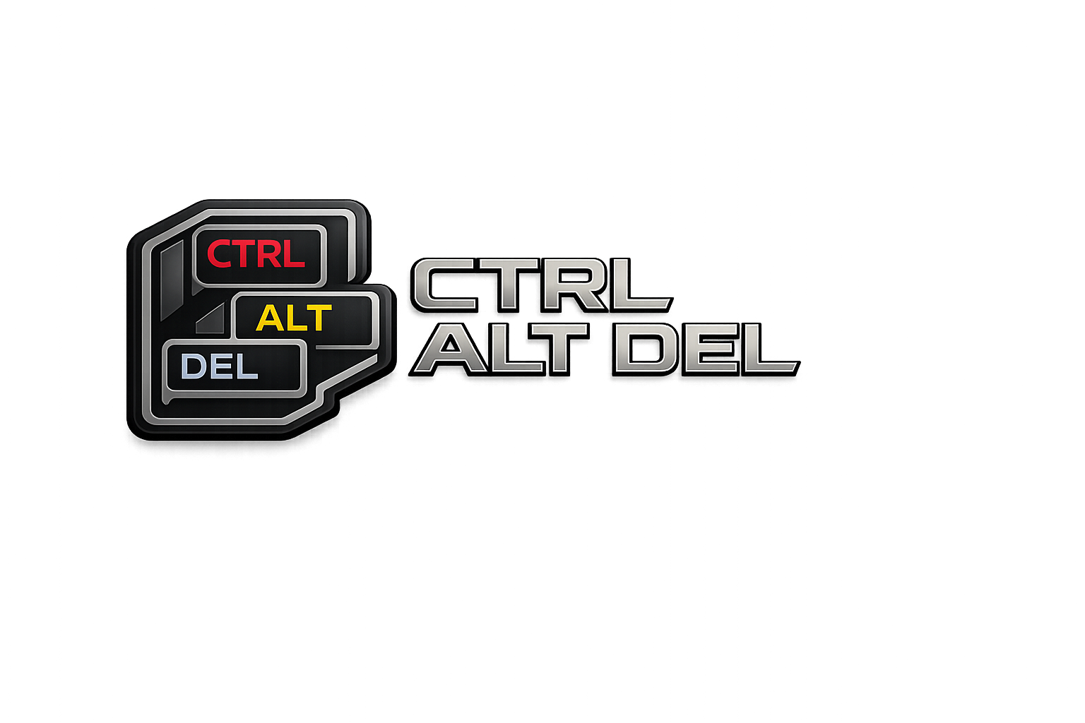 CTRL ALT DEL — keyboard keycap logo
